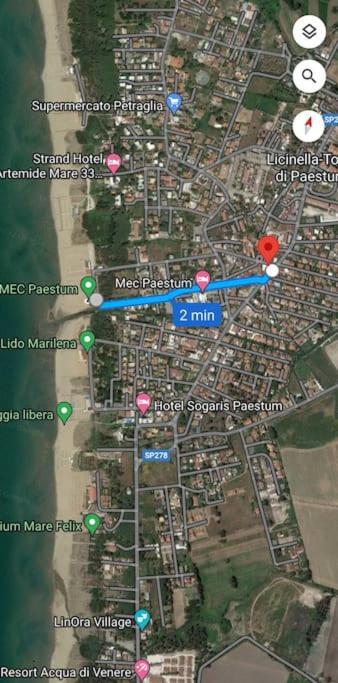 Apartmán Casa Vacanze Mare Di Paestum Exteriér fotografie